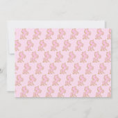 Rainbow Glitzer Unicorn Foto Geburtstagseinladung Einladung (Rückseite)