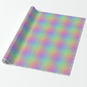 Rainbow-Glitzer-Wrapping-Papier Geschenkpapier (Ungerollt)