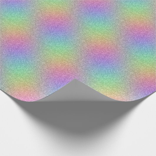 Rainbow-Glitzer-Wrapping-Papier Geschenkpapier (Ecke)