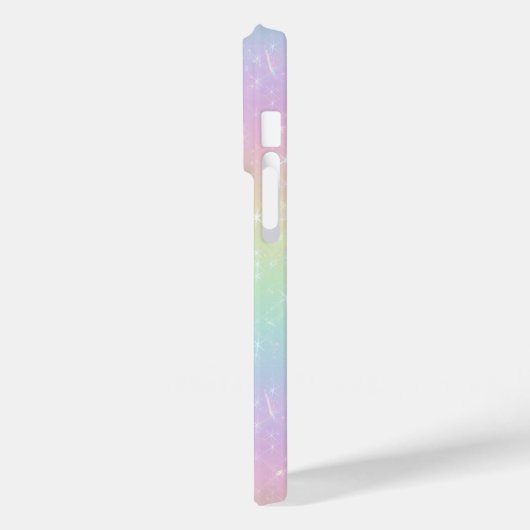 Rainbow-Glitzern Handy-Fall Case-Mate iPhone Hülle (Rückseite / Links)