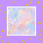 Rainbow Glitzern Serviette