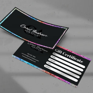 Rainbow Glitzern Sparkle Moderne Frisur Stylist