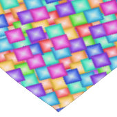 Rainbow Glitzern Tischdecke (Schrägansicht)