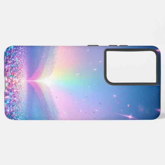 Rainbow Glow Fantasy Phone Case Samsung Galaxy Hülle (Linke Seite)