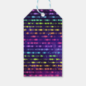 Rainbow Glow GeburtstagsgeschenkTags Geschenkanhänger (Rückseite)