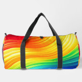 Rainbow Glow Gradient Gym & Duffle Bag (Rückseite)