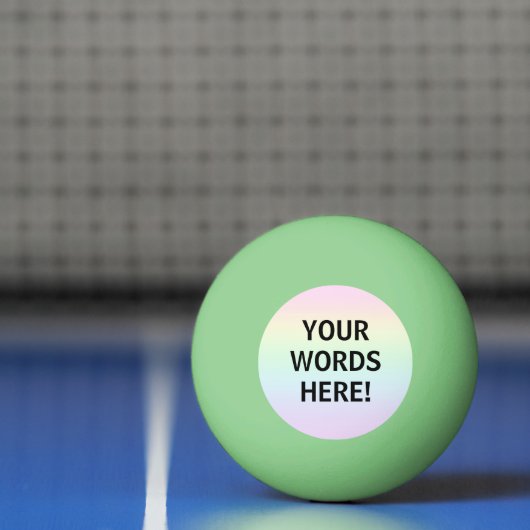 Rainbow Glow im Dunkeln Ping Pong Ball Tischtennisball (Netto)