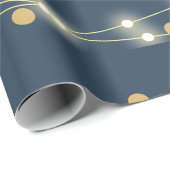 Rainbow Glow Party Wrapping Paper Geschenkpapier (Rolleneckpunkt)