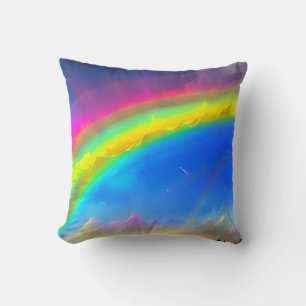 Rainbow Glow Sky Kissen