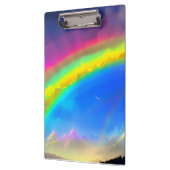 Rainbow Glow Sky Klemmbrett (Links)