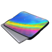 Rainbow Glow Sky Laptopschutzhülle (Vorne Knopf)