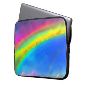 Rainbow Glow Sky Laptopschutzhülle (Vorderseite Links)