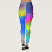 Rainbow Glow Sky Leggings (Rückseite)