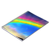 Rainbow Glow Sky Notizblock (Linke Seite)