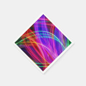 Rainbow Glow Sticks Serviette (Ecke)