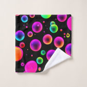Rainbow Glows Bubble Dream Badhandtuch Set (Waschlappen)