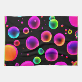 Rainbow Glows Bubble Dream Geschirrtuch