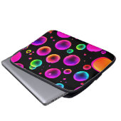 Rainbow Glows Bubble Dream Laptopschutzhülle (Vorne Knopf)