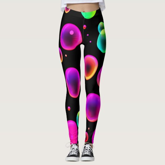 Rainbow Glows Bubble Dream Leggings (Vorderseite)