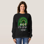 Rainbow Gnome Happy St Patricks Da Sweatshirt (Vorne ganz)
