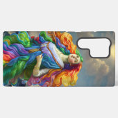 Rainbow Goddess digitale Malerei Originalkunst Samsung Galaxy Hülle (Rückseite (Horizontal))