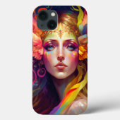 Rainbow Goddess Fantasy Art Case-Mate iPhone Hülle (Rückseite)