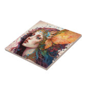Rainbow Goddess Fantasy Art Fliese (Seite)