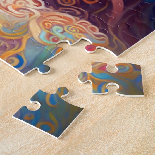 Rainbow Goddess Fantasy Art Jigsaw Puzzle (Seite)