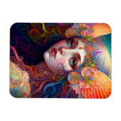 Rainbow Goddess Fantasy Art Magnet (Horizontal)