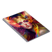 Rainbow Goddess Fantasy Art Notizblock (Rechte Seite)