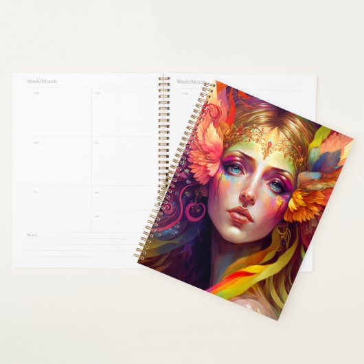 Rainbow Goddess Fantasy Art Planer (Anzeige)