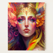 Rainbow Goddess Fantasy Art Planer (Rückseite)