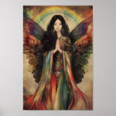 Rainbow Goddess Iris Greece Mythology Bohemisch Ar Poster (Vorne)