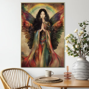 Rainbow Goddess Iris Greece Mythology Bohemisch Ar Poster