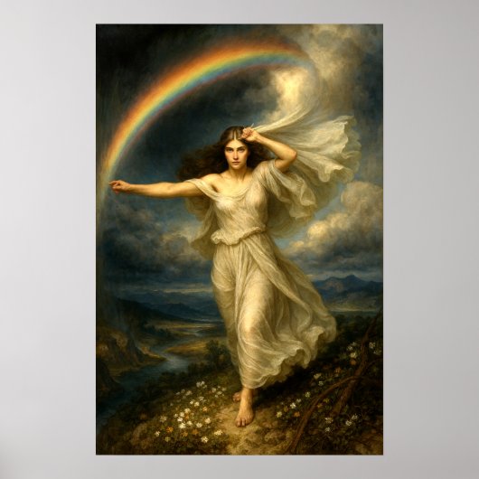 Rainbow Goddess Iris Poster (Vorne)