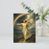 Rainbow Goddess Iris Postkarte (Stehend Vorderseite)