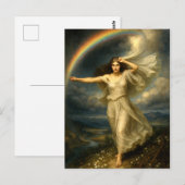 Rainbow Goddess Iris Postkarte (Vorne/Hinten)