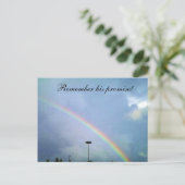 RAINBOW GODS VERSPRECHEN Postkarte (Stehend Vorderseite)