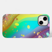Rainbow Gold Glitzer iPhone Mate Tough Case (Rückseite (Horizontal))