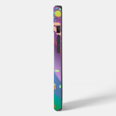 Rainbow Gold Glitzer iPhone Mate Tough Case (Rückseite / Links)