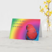 Rainbow Gold Karte (Gelbe Blume)