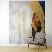 Rainbow Gold Metallic Mountain Bright Sun Landscap Wandteppich (Beispiel)