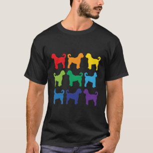 Rainbow Goldendoodles Mama Vater Schwester Bruder T-Shirt