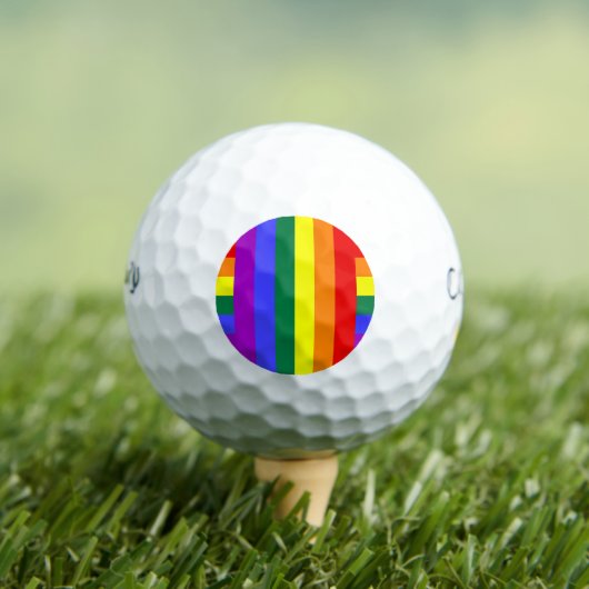 #rainbow Golf Golfball (Insitu T-Shirt)