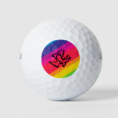 Rainbow Golfball (Vorderseite)