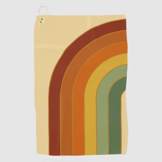 Rainbow Golfhandtuch (Vorderseite)