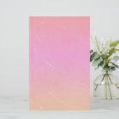 Rainbow Gradient Abstrakt Art Briefpapier (Stehend Vorderseite)