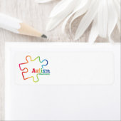 Rainbow Gradient Autism Awareness Labels (Insitu)