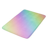 Rainbow Gradient Badematte (Schrägansicht)