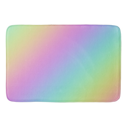 Rainbow Gradient Badematte (Vorderseite)
